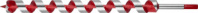 Сверло по дереву спираль Левиса МАСТЕР (20х450 мм; шестигранный хвостовик; сталь 45Mn) Зубр 2947-450-20