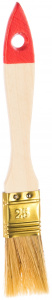 Плоская кисть, светлая щетина, деревянная ручка, 25мм Зубр УНИВЕРСАЛ-ОПТИМА 01099-025_z01
