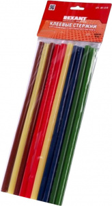 Клеевые стержни Rexant 11.3х270 мм цветные 10 шт. 09-1210
