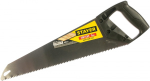 Ножовка ударопрочная пила Stayer "TopCut" 400 мм, 5 TPI, быстрый рез поперек волокон, для крупных и средних заготовок, 15061-40_z02