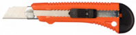 Нож,18 мм, выдвижное лезвие, металлическая направляющая SPARTA 78973