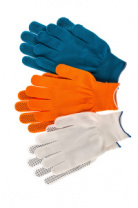 Перчатки в наборе PALISAD цвета: оранжевые, синие, белые, XL 67853