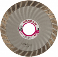 Алмазный отрезной диск Uragan Турбо+ эвольвентный для УШМ 105x22.2 мм 909-12151-105