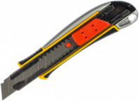 Металлический нож с автостопом Stayer KSM-18A сегментированные лезвия 18 мм 09143_z01