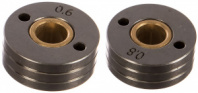 Ролики подающие (2 шт; 0.6-0.8 мм; стальная проволока) для INMIG 315T 350T 400T 500T FUBAG 31528