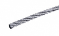 Стальной трос для растяжки DIN 3055 5,0 мм упак. 20м-накл. Tech-Krep 127934