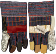 Кожаные комбинированные перчатки утепленные Авангард-спецодежда Радуга 022443