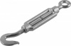 Талреп крюк-кольцо ЗУБР DIN 1480, М6, 1 шт, кованая натяжная муфта, оцинкованный 304356-06