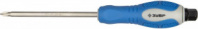 Ударная отвертка сквозной Cr-Mo стержень с усилителем под ключ, двухкомпонентная рукоятка, PH №1, 100мм Зубр "АВТО-ЭКСПЕРТ" 25272-1-100