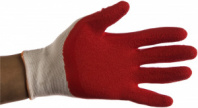 Садовые перчатки Зубр МАСТЕР тонкие, с рельефным латексным покрытием, размер 7/S 11274-S