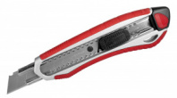 Металлический обрезиненный нож с автостопом Зубр Титан-А, сегмент, лезвия 18 мм, Профессионал 09177_z02