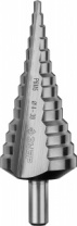 Сверло ступенчатое по сталям и цветным металлам (4-39 мм; 14 ступеней; Р6М5) ЗУБР 29670-4-39-14_z01