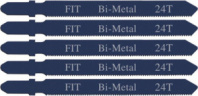 Полотно по металлу (5 шт; 75 мм; Bi-metal; 24Т) FIT IT 41120