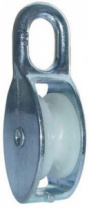 Одинарный блок КРЕП-КОМП шкив пластиковый 20 мм /6/ 500 шт бо20