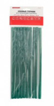 Клеевые стержни (10 шт; 11х270 мм; зеленые) REXANT 09-1273