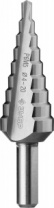 Сверло ступенчатое по сталям и цветным металлам (4-20 мм; 9 ступеней; Р6М5) ЗУБР 29670-4-20-9_z01