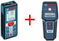 Набор измерительного инструмента Bosch: дальномер GLM 80 + детектор GMS 100M 0.615.994.0AU
