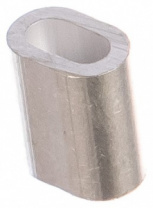 Зажим троса Зубр DIN 3093 алюминиевый, 3мм, ТФ5, 100 шт 4-304475-03