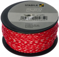 Шнур каменщика STABILA красно-белый 1,7 мм х 50 м 40465