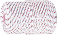 Плетеный 16-прядный полипропиленовый фал с сердечником 6мм, бухта 100м, 320кгс СИБРТЕХ Россия 93965
