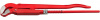 Трубный рычажный ключ, тип "S", изогнутые губки для труднодоступных мест, цельнокованный, Сr-V, № 3, 2" Зубр 27336-3