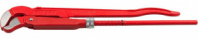 Трубный рычажный ключ, тип "S", изогнутые губки для труднодоступных мест, цельнокованный, Сr-V, № 3, 2" Зубр 27336-3