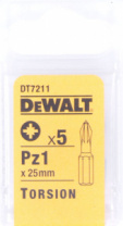 Бита (25 мм; PZ1) DeWALT DT 7211