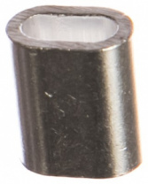 Зажим троса DIN 3093 алюминиевый 2 шт. (3 мм; ТФ6) Зубр 4-304476-03