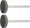Шлифовальный абразивный круг Зубр карбид кремния на шпильке P 120 d 2x3.2 мм L 45 мм 2 шт. 35916