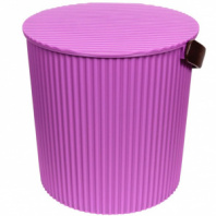Фиолетовое ведро-стульчик с крышкой 20 л GRANDE 204