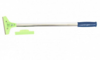 Скребок, фиксированное лезвие 100мм металлич, обрезиненная ручка, 500мм СИБРТЕХ 79543
