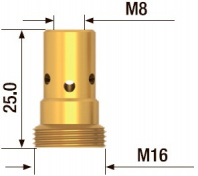 Адаптер контактного наконечника (5 шт; M8х25 мм) FUBAG FB.TA.M8.25