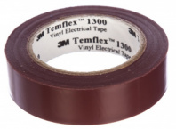 Универсальная изоляционная лента 3М Temflex 1300 коричневая 15мм х 10м х 0,13мм 7000062617