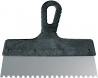 Зубчатый нержавеющий шпатель 150 мм / 6 мм FIT 06616