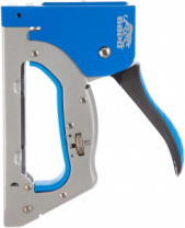 Металлический степлер Барс 3 в 1 регулировка удара двухкомпонентная рукоятка тип скобы 53 300 500 6-14 мм 40004