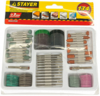 Набор мини-насадок для гравировальных машин (134 предмета) Stayer 29905-H134