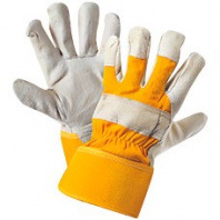 Кожаные перчатки комбинированные утепленные Авангард-спецодежда Юкон 061894