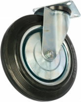 Колесо поворотное (250 мм; г/п 210 кг; резина/металл; игольчатый подшипник) ЗУБР 30936-250-S